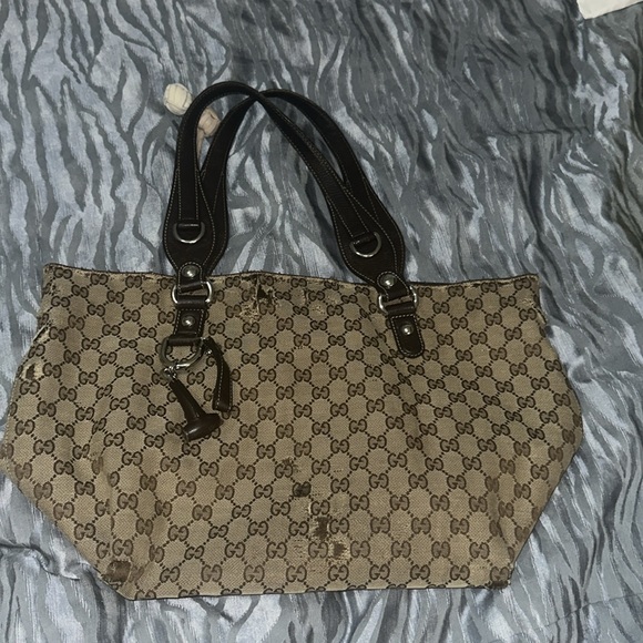 Gucci Horsebit 1955 Cloth Tote - Picture 7 of 12